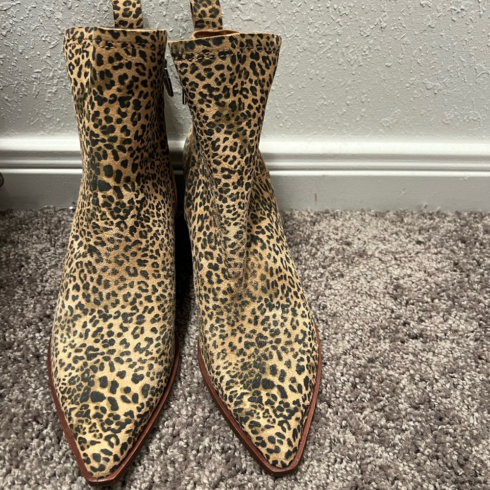 Dolce Vita Animal Print Ankle Bootie